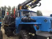Лесовозы Урал ЯМЗ-238 капремонт 2024 с новым манипулятором, фотография 5