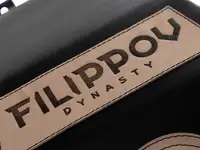 Боксерская подушка г-образная filippov 87/57, кожа, фотография 6