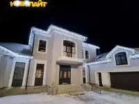 Украшение частных домов гирляндами в Ростове-на-Дону и области