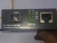 Медиаконвертер из 100BASE-TX.