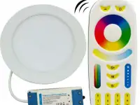 Светодиодный RGB светильник  6Вт с пультом управления