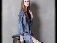 Плащи и пальто из джинсовой ткани, фотография 5