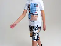 Бандана трикотажная для мальчиков, 2 шт в комплекте, фотография 5