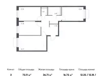 Продам 3 комнатную квартиру