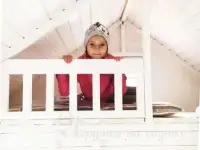 Большие двухэтажные игровые домики из дерева для детей, фотография 4