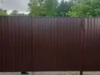 Забор из профнастила