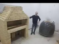 Тандыр из кирпича., фотография 5