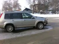 После ДТП Nissan X-Trail