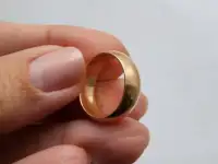 Золотое обручальное кольцо СССР