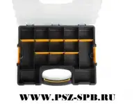 Кейс-органайзер с 7 отделениями, серия «ПРОФИ»
