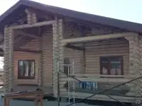 Шлифовка, покраска срубовых домов