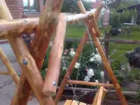 Качели садовые из дерева, фотография 4