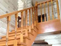 Деревянные лестницы из сосны , бука , ясеня , дуба ., фотография 3