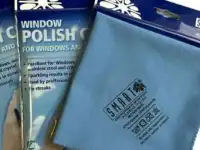 Салфетка для стекол и зеркал Белый кот