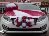 Украшение машин на свадьбу