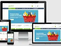Готовый сайт интернет-магазина продуктов питания на Opencart 3