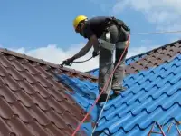 Покраска металлочерепицы в Домодедово.