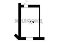Продается комната 19.5 м2 в 1 ком.кв., фотография 3