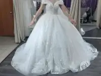 Шикарное свадебное платье