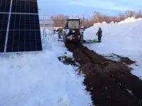 Услуги трпншеекопателя бары грунтореза мтз