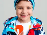 Шапка трикотажная для мальчиков, 2 шт в комплекте, фотография 7