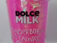 Стакан с трубочкой Dolce Milk