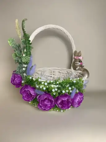 Пасхальные корзины с декором, фотография 1