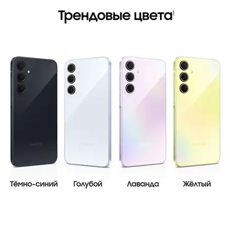 Смартфон samsung galaxy a35 8/256gb темно-синий eac, фотография 8