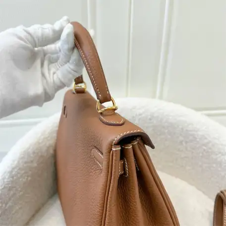 Сумка hermes kelly ручная работа натуральная кожа, фотография 11