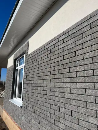 Кирпич облицовочный декоративный антрацит, фотография 3