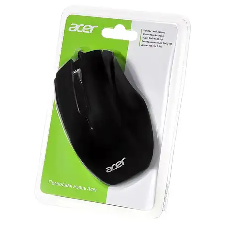 Мышь acer omw020 (1369698), черный, фотография 8