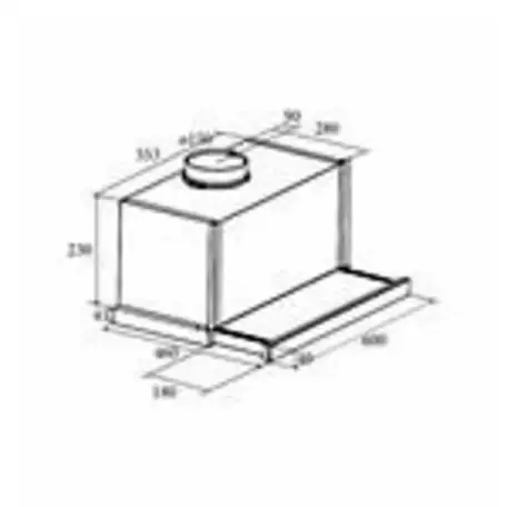 Встраиваемая вытяжка cata tf-6600 duralum /a, фотография 2