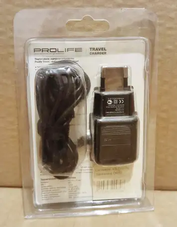 Зарядное устройство PROLIFE Travel Samsung D880, фотография 2
