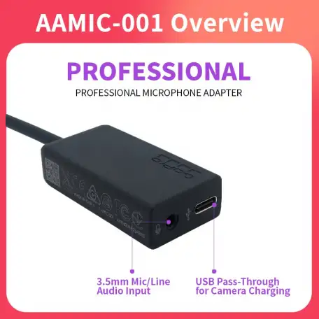 AAMIC-001 микрофонный адаптер GoPro HEROBlack, фотография 4