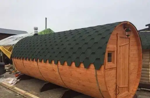 Баня бочка, каркасные бани, фотография 4
