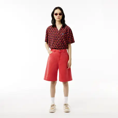 Женские длинные шорты-шорты lacoste, фотография 3