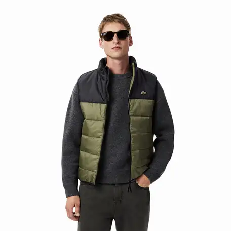 Мужская водостойкая стёганая куртка lacoste, фотография 1
