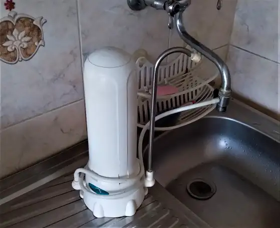 фильтр для очистки воды бу настольный для кухонного крана в хорошем состоянии, фотография 5