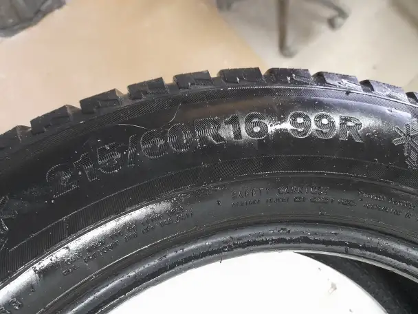 Продаю шины липучку на авто R 16 бу-4шт.п, фотография 2