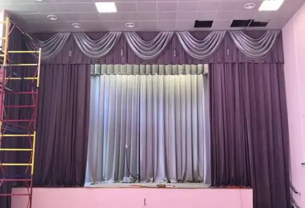 Шторы для театра, шторы для сцены, театральные шторы, фотография 4