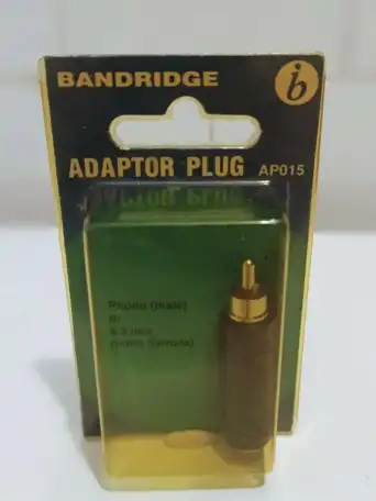 Bandridge  AP015 переходник адаптор RCA - 6,3 JACK, фотография 1