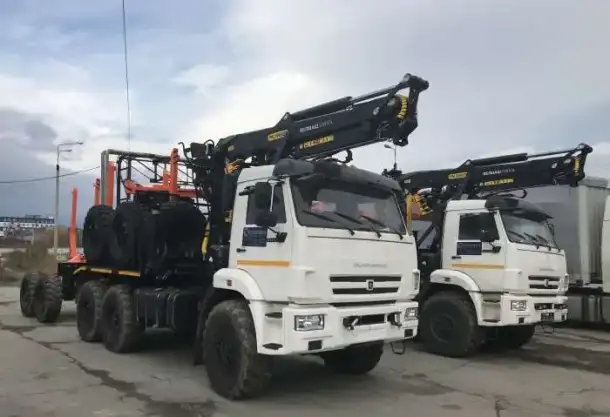Лесовозы Камаз 2020 г.в. с манипуляторами Велмаш Примлоглифт Лизинг Доставка по РФ, фотография 4