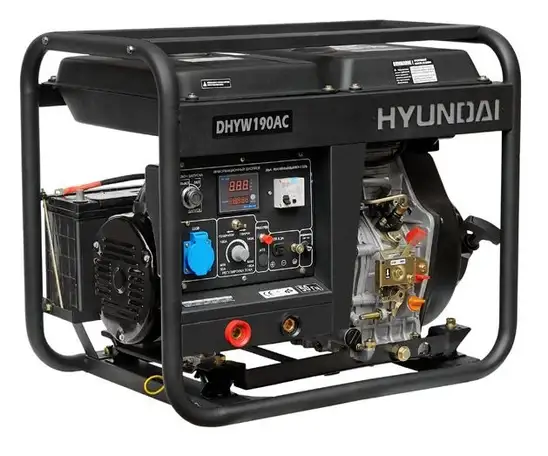 Бензиновый сварочный генератор hyundai dhyw 190ac, фотография 1