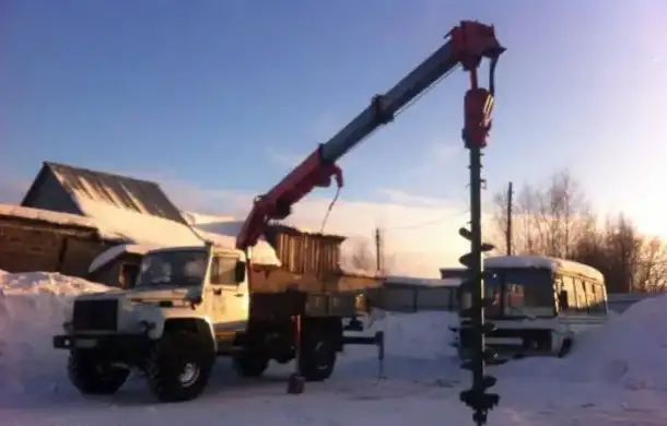 Услуги (аренда) ямобура вездехода Урал, ГАЗ 3308, фотография 1