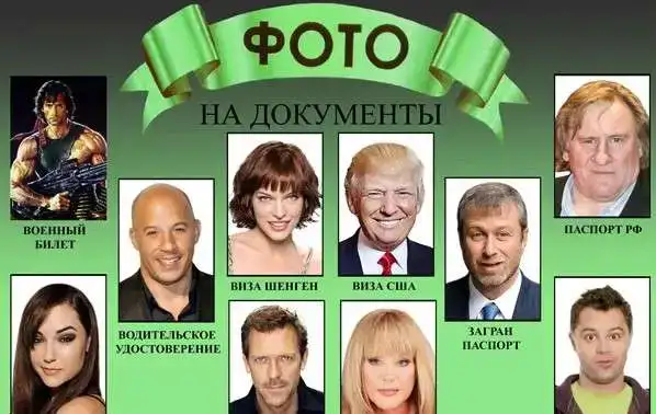 Фото на документы, фотография 1