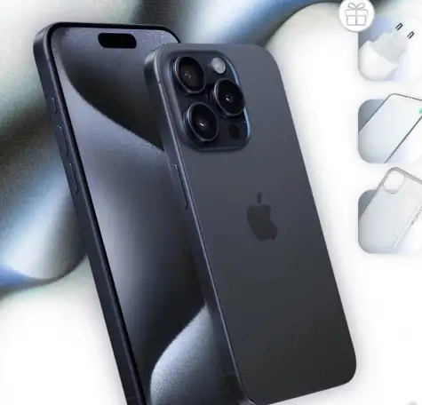 Apple смартфон 15 pro max, black titanium черный титаниум, фотография 1