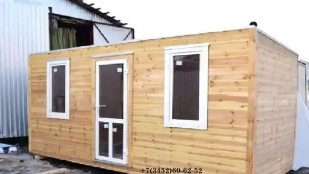 Деревянный дачный домик из вагонки., фотография 5
