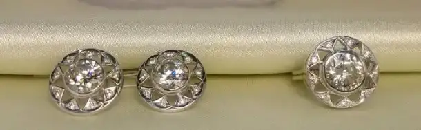 Серебряный набор с фианитами, фотография 1
