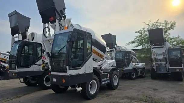 Бетоносмеситель с самозагрузкой YNIX QGMC4000 16 м3 час, фотография 3
