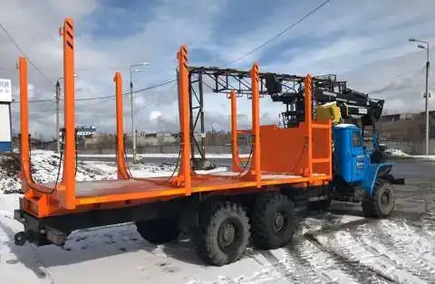 Сортиментовоз Урал капремонт 2020 г.  с манипулятором Майман 100S, фотография 5